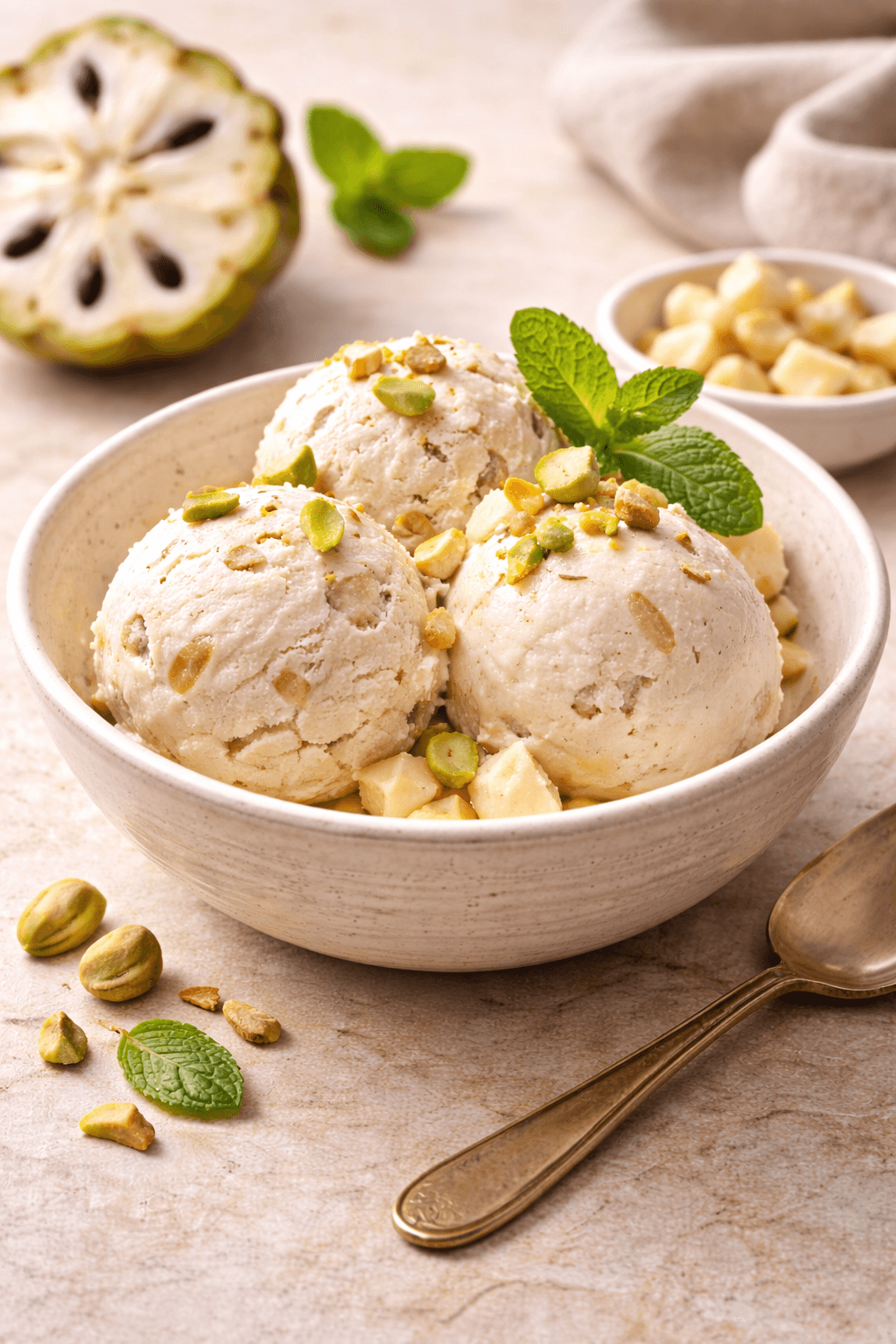 Custard Apple Ice Cream