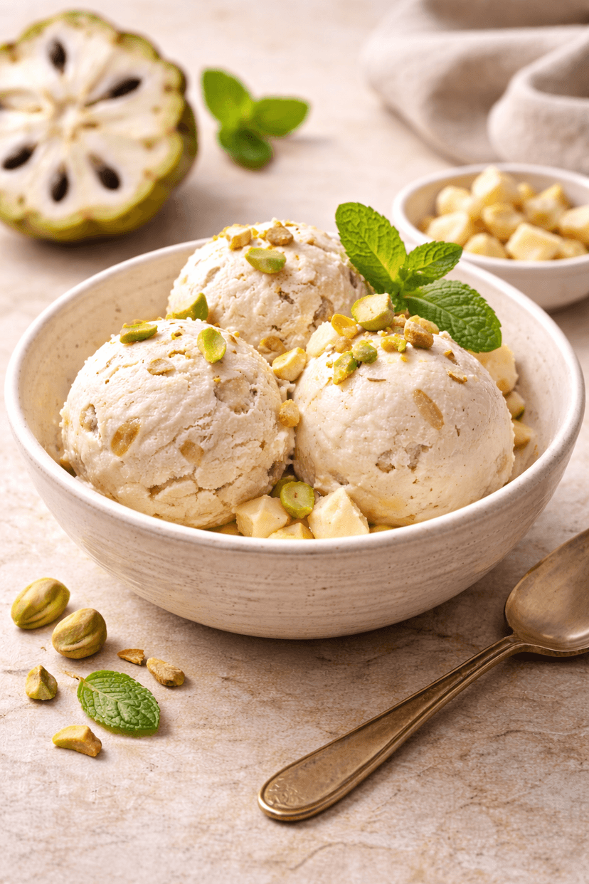 Custard Apple Ice Cream