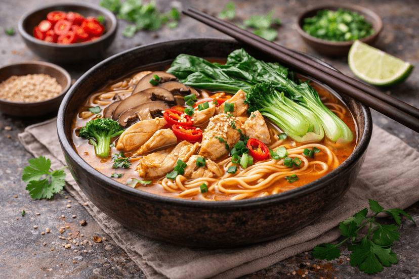 Chicken Ramen Noodle Soup